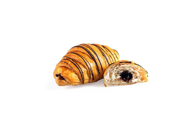 Croissant s kakaovou náplní